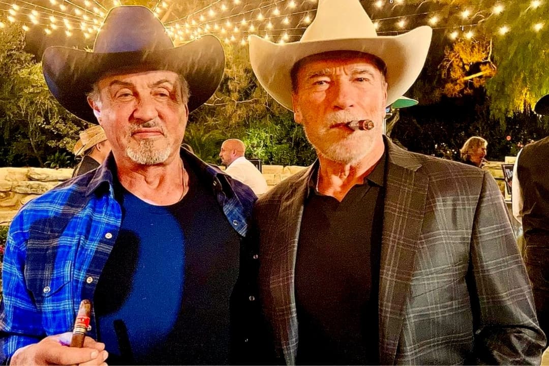 El emotivo saludo de Schwarzenegger a Stallone por sus 78 años