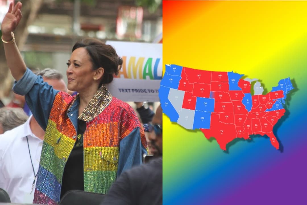 Votantes LGBT Favorecieron a Harris Sobre Trump en las Elecciones 2024