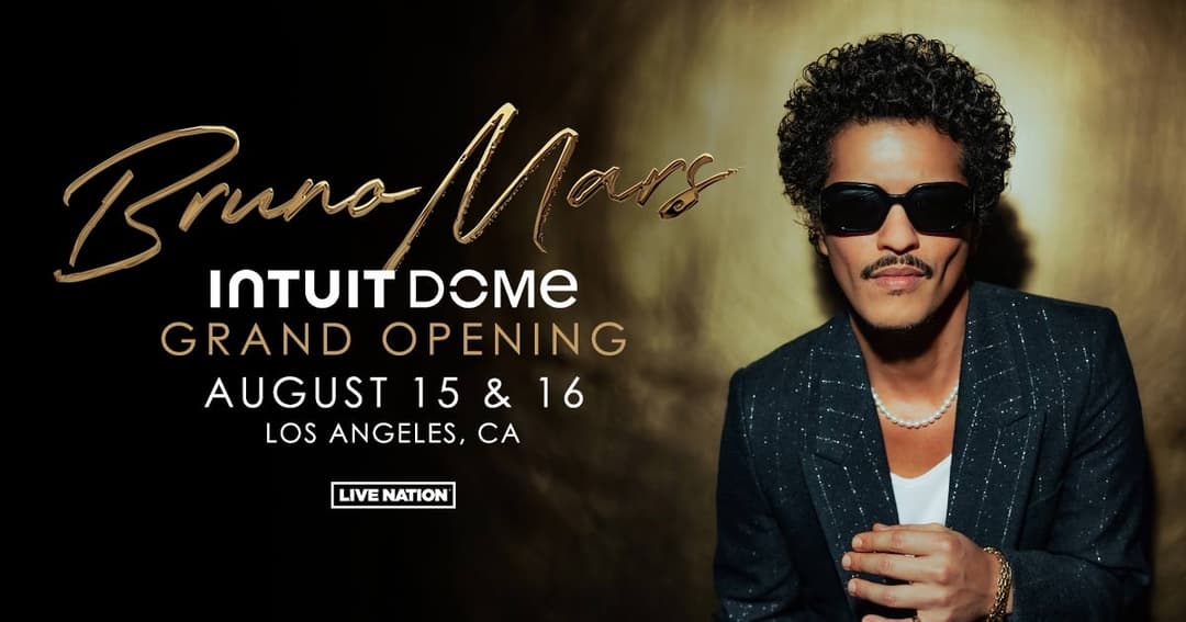 Bruno Mars y la Inauguración del Intuit Dome de Los Ángeles con Dos Grandiosos Conciertos
